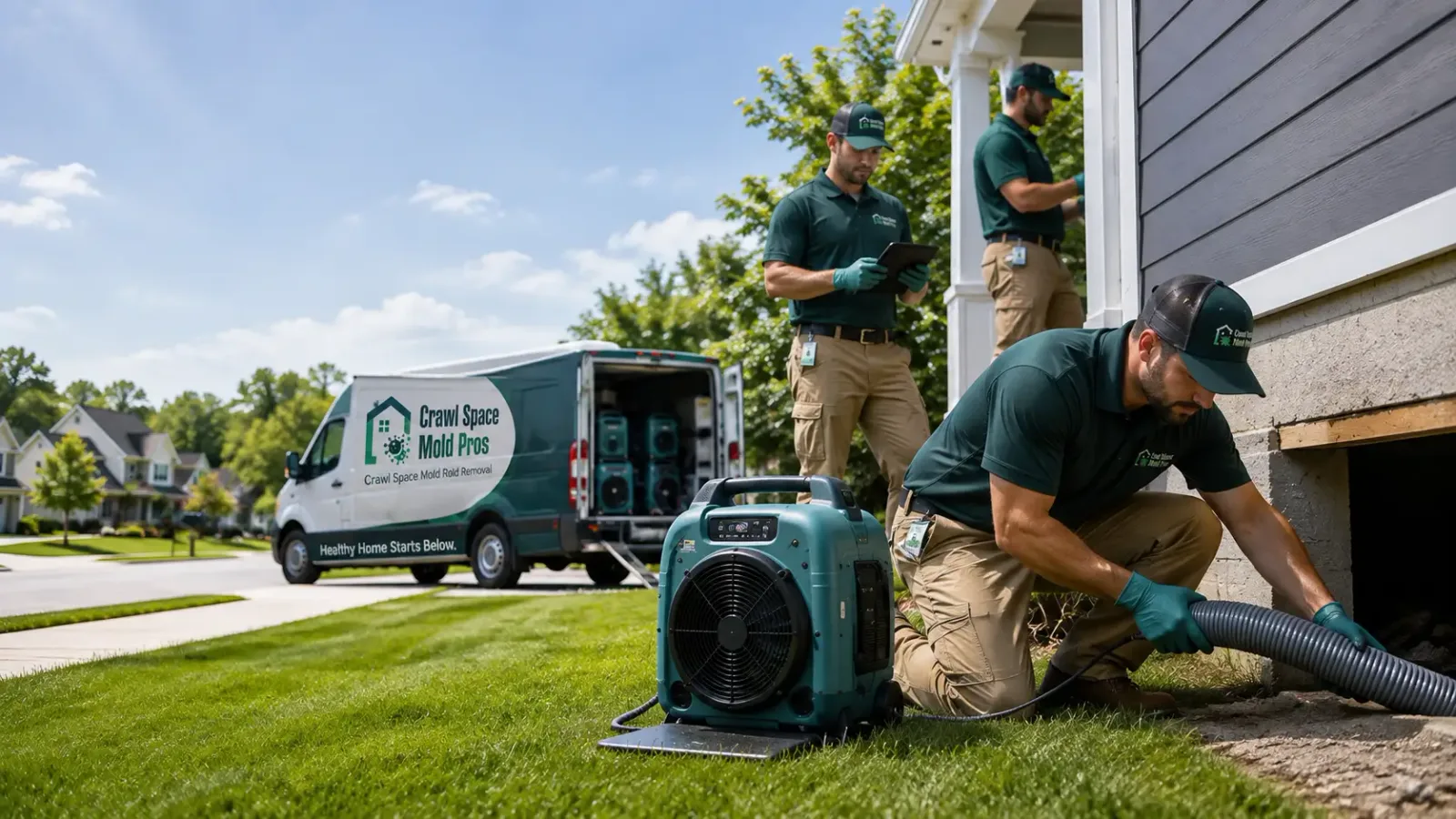 Crawl Space Mold Removal in Ariel, WA